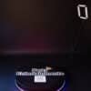 360 Photo Booths on a black background with a lit up pink base